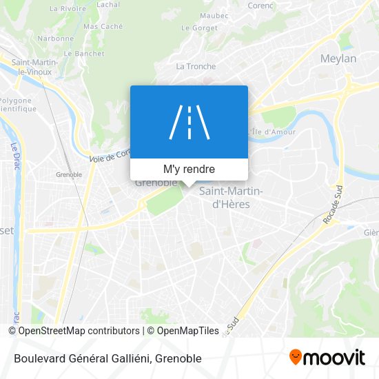 Boulevard Général Galliéni plan