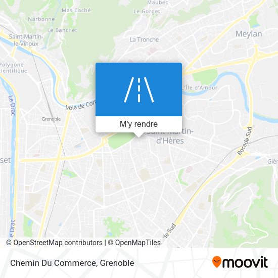 Chemin Du Commerce plan