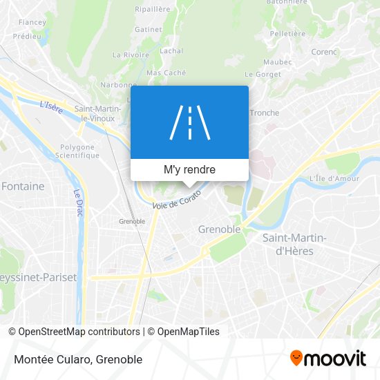 Montée Cularo plan