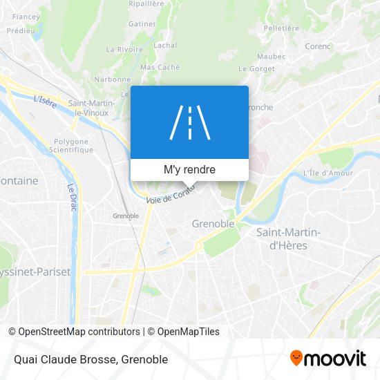 Quai Claude Brosse plan