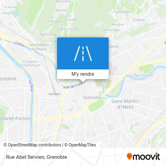 Rue Abel Servien plan