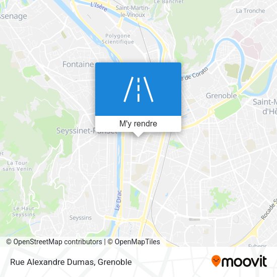 Rue Alexandre Dumas plan