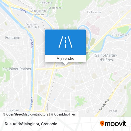 Rue André Maginot plan