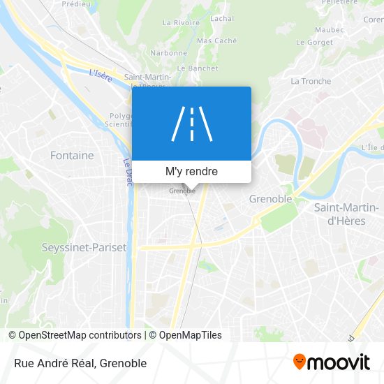Rue André Réal plan