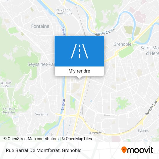 Rue Barral De Montferrat plan