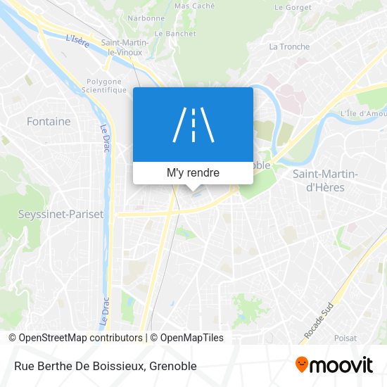 Rue Berthe De Boissieux plan