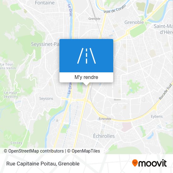 Rue Capitaine Poitau plan