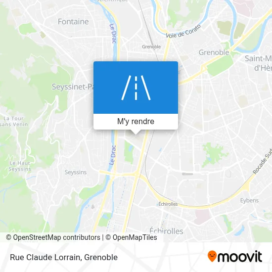 Rue Claude Lorrain plan