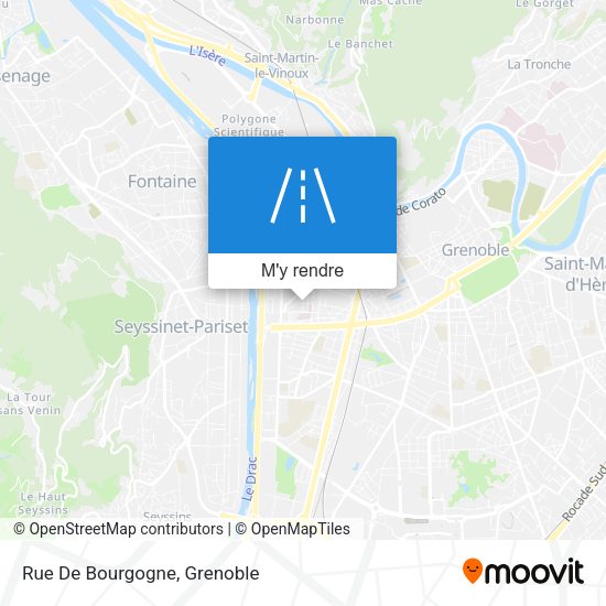 Rue De Bourgogne plan