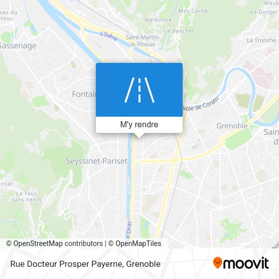 Rue Docteur Prosper Payerne plan