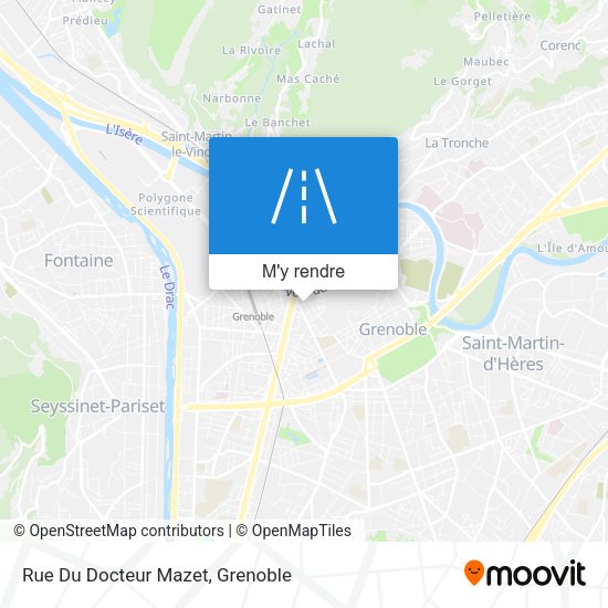 Rue Du Docteur Mazet plan