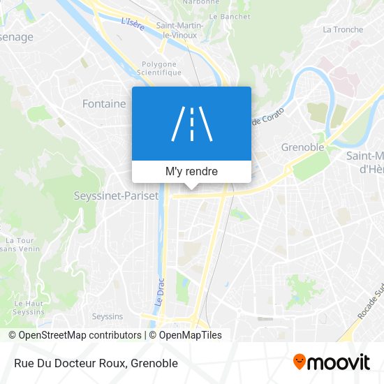 Rue Du Docteur Roux plan