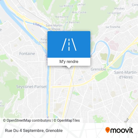 Rue Du 4 Septembre plan
