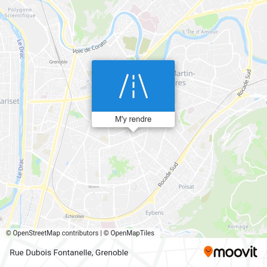 Rue Dubois Fontanelle plan