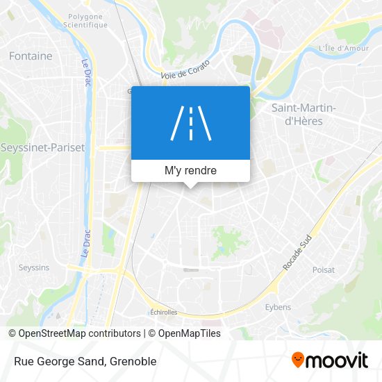 Rue George Sand plan