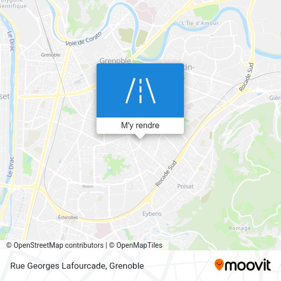Rue Georges Lafourcade plan