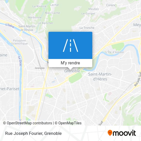 Rue Joseph Fourier plan