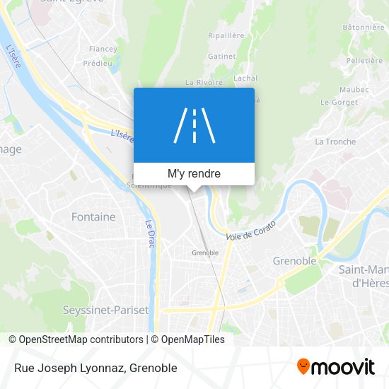 Rue Joseph Lyonnaz plan
