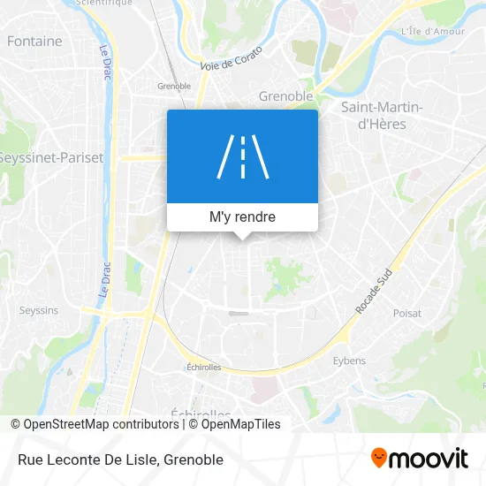 Rue Leconte De Lisle plan