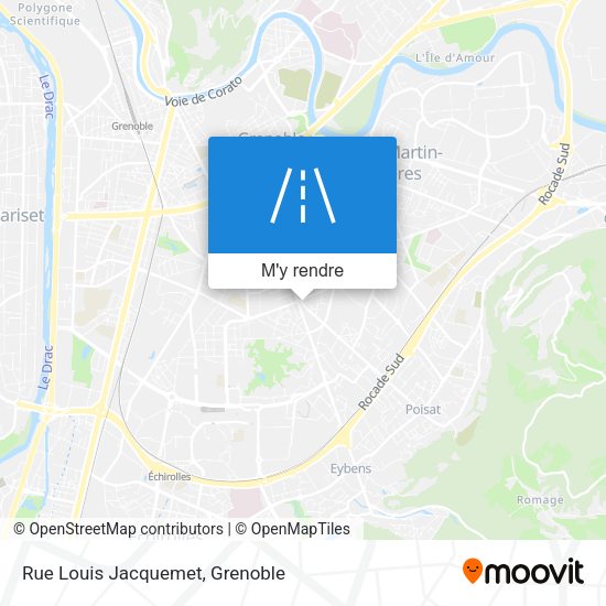 Rue Louis Jacquemet plan