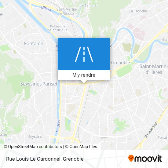 Rue Louis Le Cardonnel plan