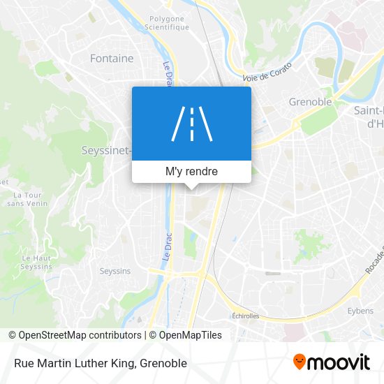 Rue Martin Luther King plan
