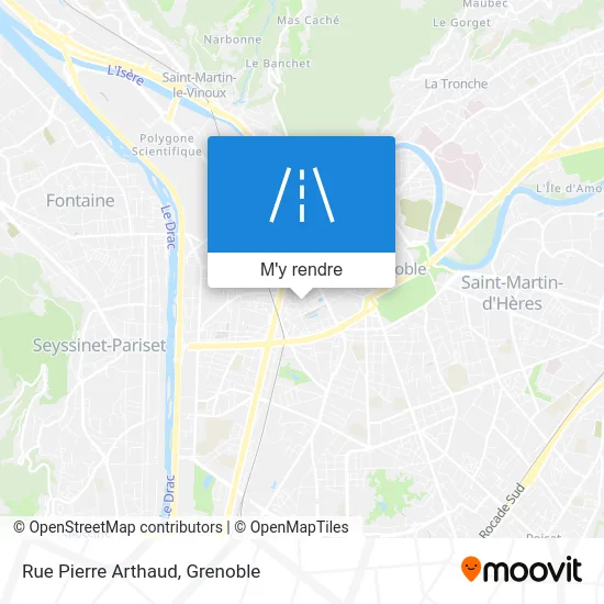 Rue Pierre Arthaud plan