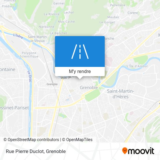 Rue Pierre Duclot plan