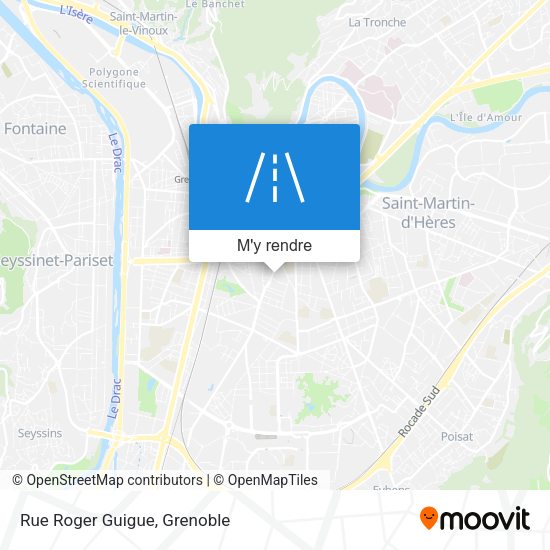 Rue Roger Guigue plan