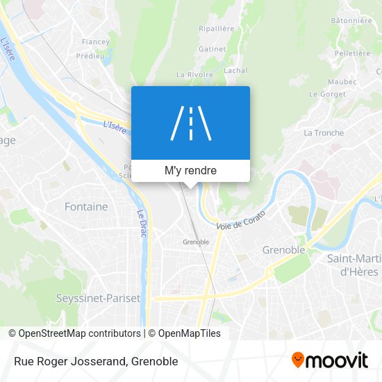 Rue Roger Josserand plan