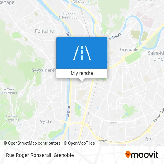 Rue Roger Ronserail plan