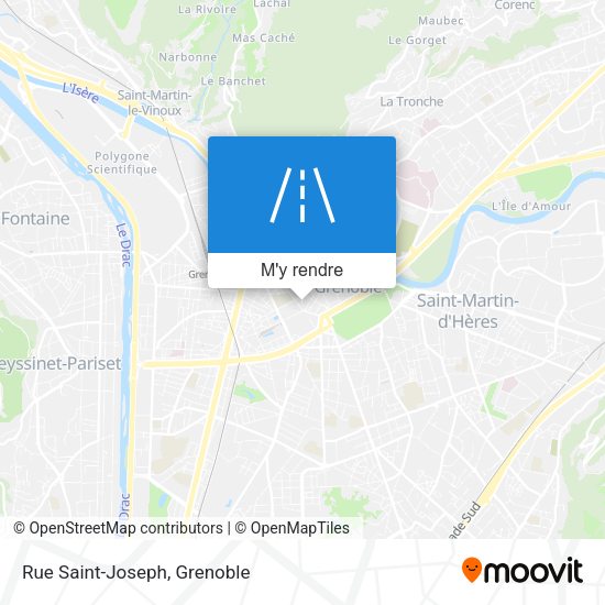Rue Saint-Joseph plan