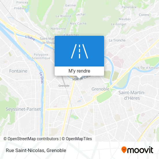 Rue Saint-Nicolas plan