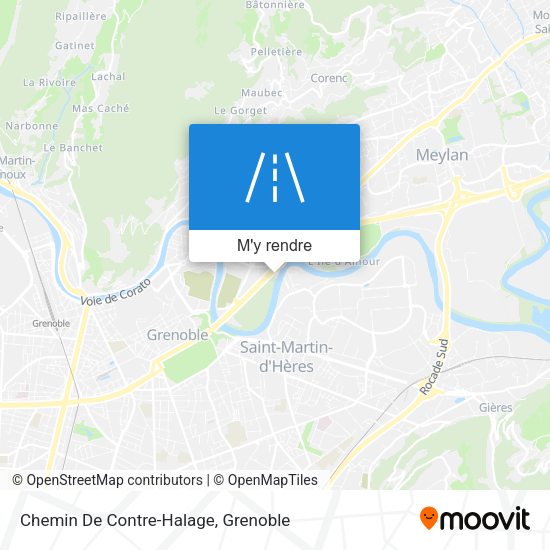 Chemin De Contre-Halage plan