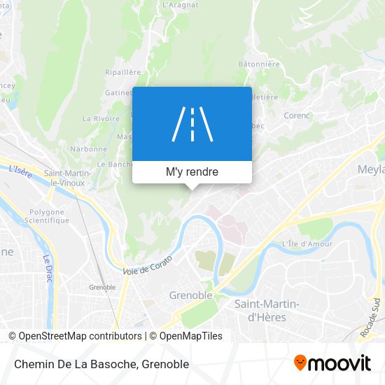 Chemin De La Basoche plan
