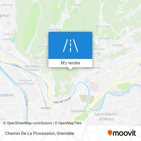 Chemin De La Procession plan