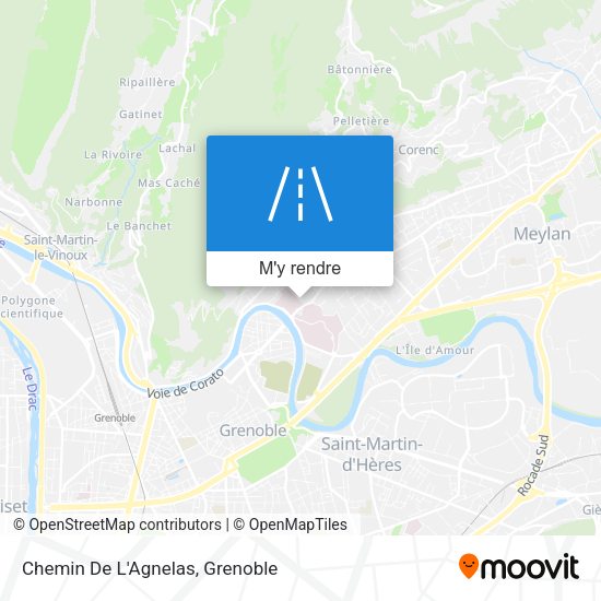Chemin De L'Agnelas plan