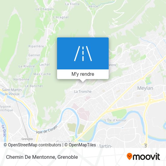 Chemin De Mentonne plan