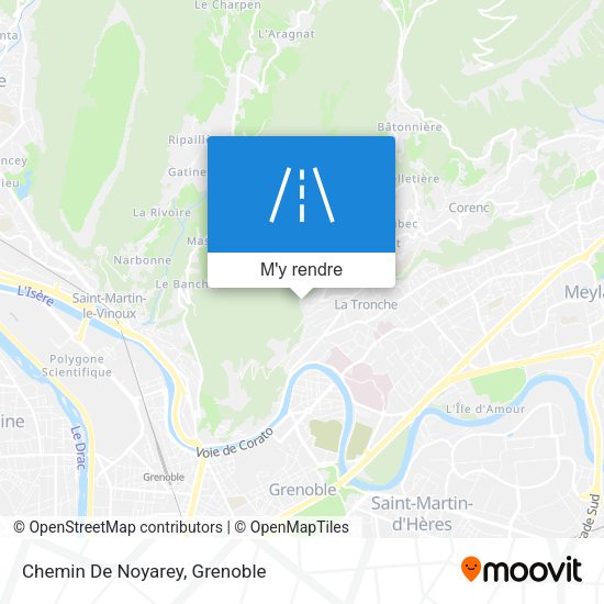Chemin De Noyarey plan