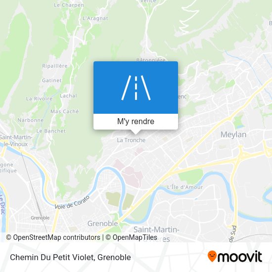 Chemin Du Petit Violet plan