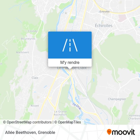 Allée Beethoven plan