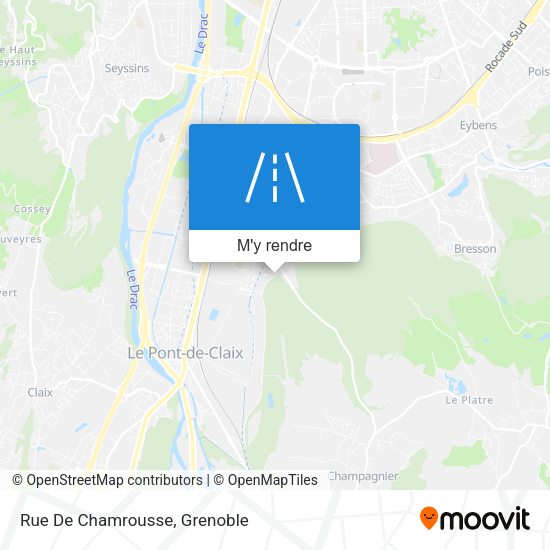 Rue De Chamrousse plan