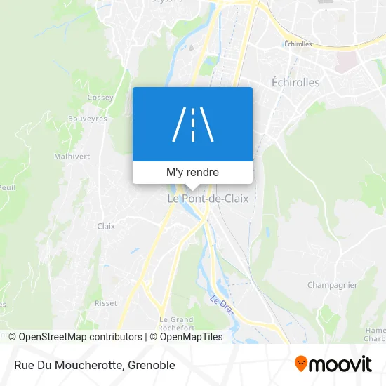 Rue Du Moucherotte plan