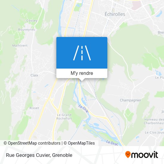 Rue Georges Cuvier plan