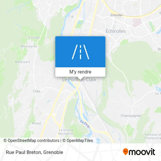 Rue Paul Breton plan