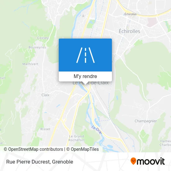 Rue Pierre Ducrest plan