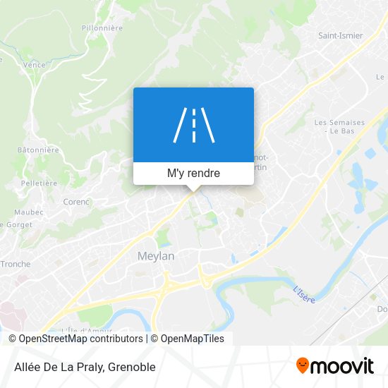 Allée De La Praly plan