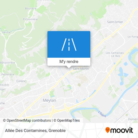 Allée Des Contamines plan