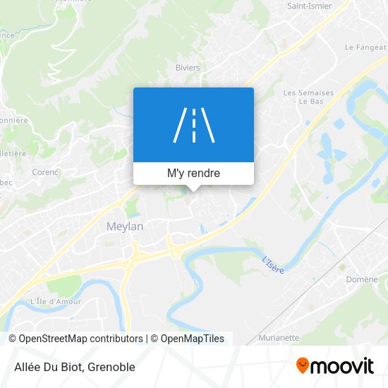 Allée Du Biot plan