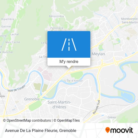 Avenue De La Plaine Fleurie plan
